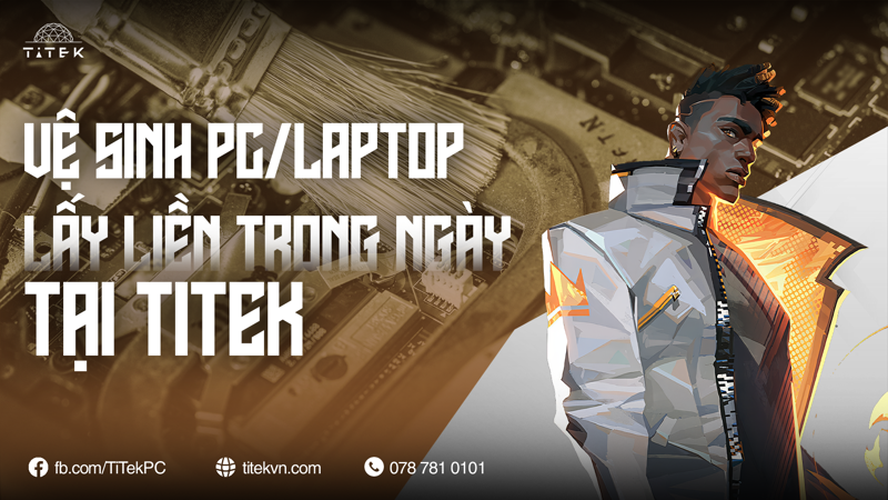 NÂNG CẤP GÓC GAMING & BẢO DƯỠNG MÁY CỰC HỜI TẠI TITEK